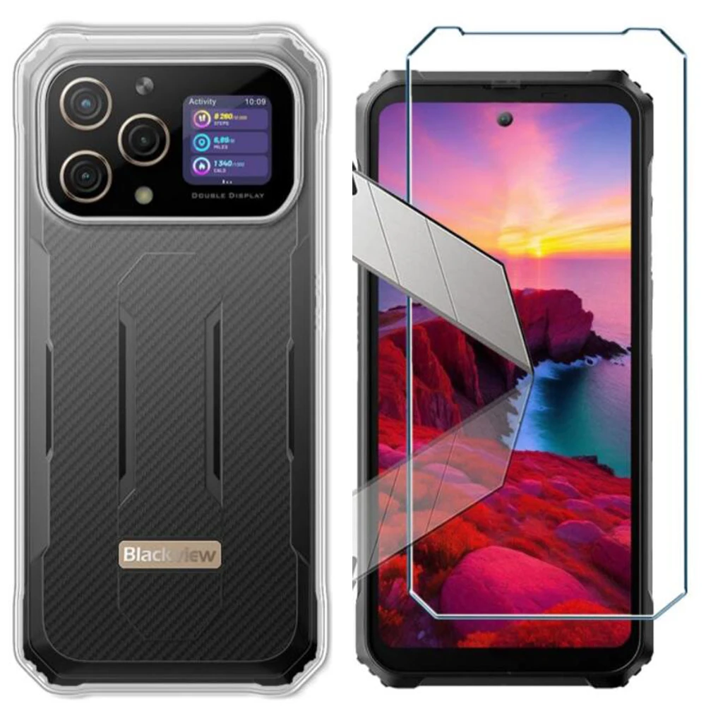 For Blackview BL8000 BL9000 Case Ultra Thin Crystal Clear Shock Absorption Technology Bumper Soft TPU Cover For Blackview BL8000