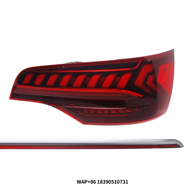 

Modified Taillights for Q7 06-15 Taillights Assembly Modified LED Through Running Light Brake Flow Turn signal