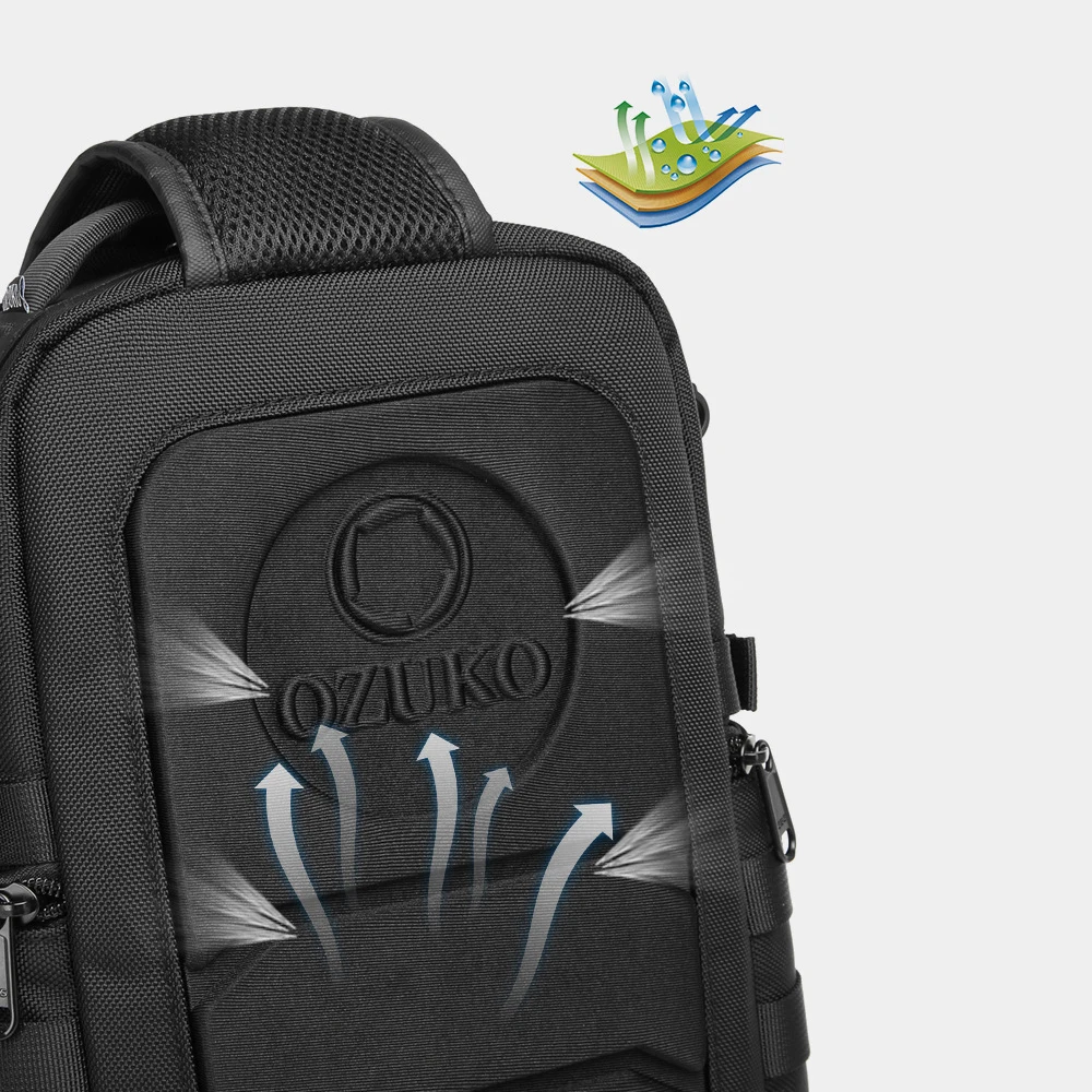 Imagem -06 - Tablet Bolsa para Computador 11 Polegada Viagem Peito Grande-capacidade Esportes Masculino Sling Táticas à Prova Impermeável Água Crossbody Messenger Pacote de Carregamento