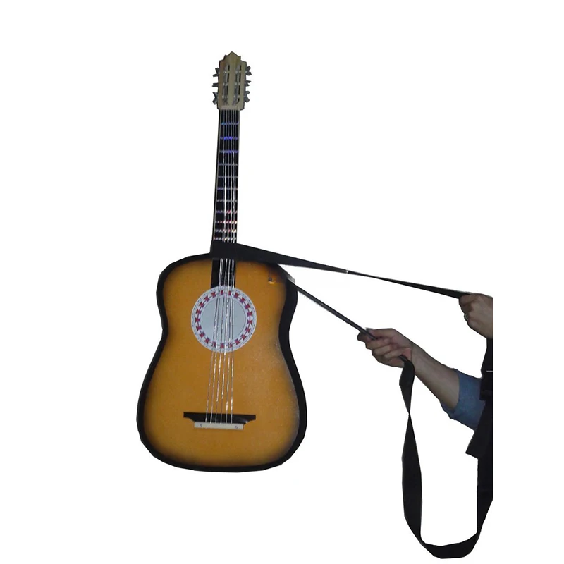 Appearing Guitars and Floating Guitar-Magic Tricks-Stage Props-Comes with Carrying Case Illusion Sabini-Red  Art Product