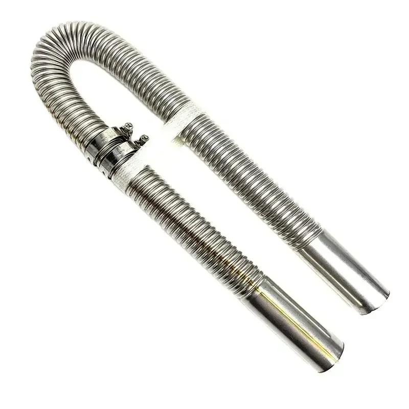 Aquecedor de estacionamento diesel de ar, 60cm-300cm, tubo de escape de aço inoxidável, mangueira de ventilação, conector de cotovelo com braçadeiras para carro, caminhão va