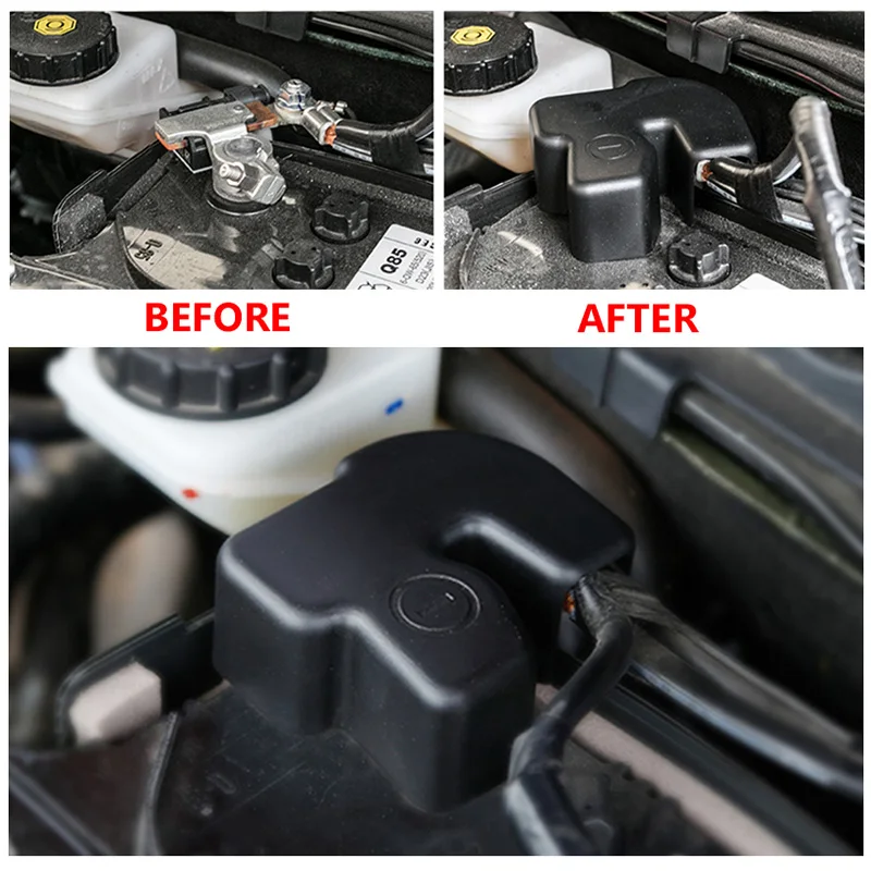 Battery Batteries Negative Pole Clamp Terminal Protection Cover Frame Tray Cap For Mazda 2 3 6 CX-5 CX-4 CX5 2013-2018