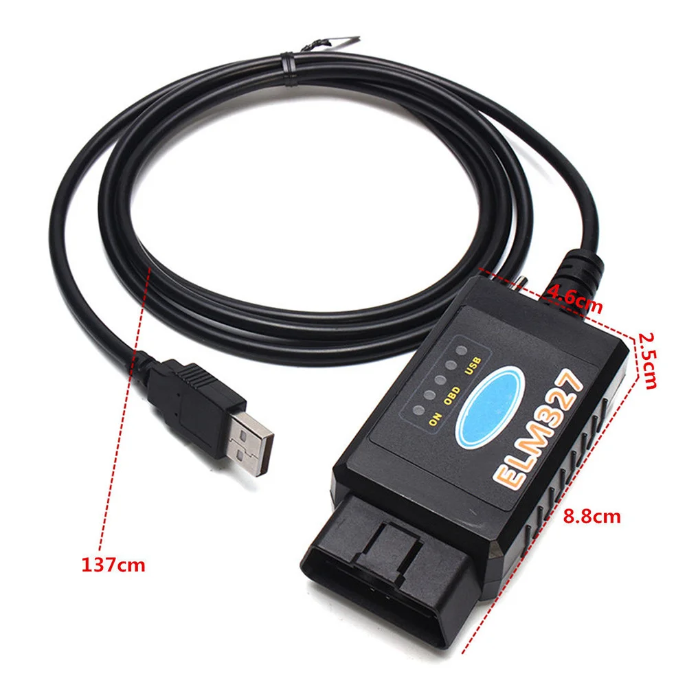 High Quality Diagnostic Scanner USB Modified OBD2 ELM327 For Ford MS-CAN HS-CAN Mazda Forscan