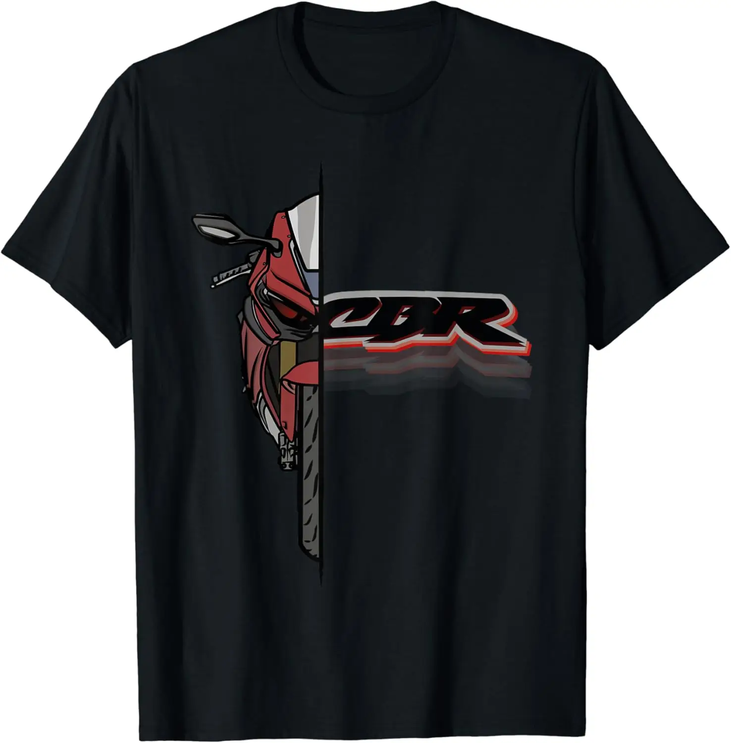 CBR Fireblade Sportbike Motorcycle T-Shirt  Hip Hop Vintage Tee Shirt