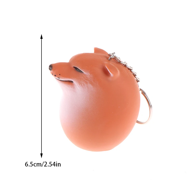 New Cute Dog Egg Keychain Creative Cute and Funny Dog Toy Decoration Keyring Car Phone Bag Pendant Gift Ornament Llaveros 키링