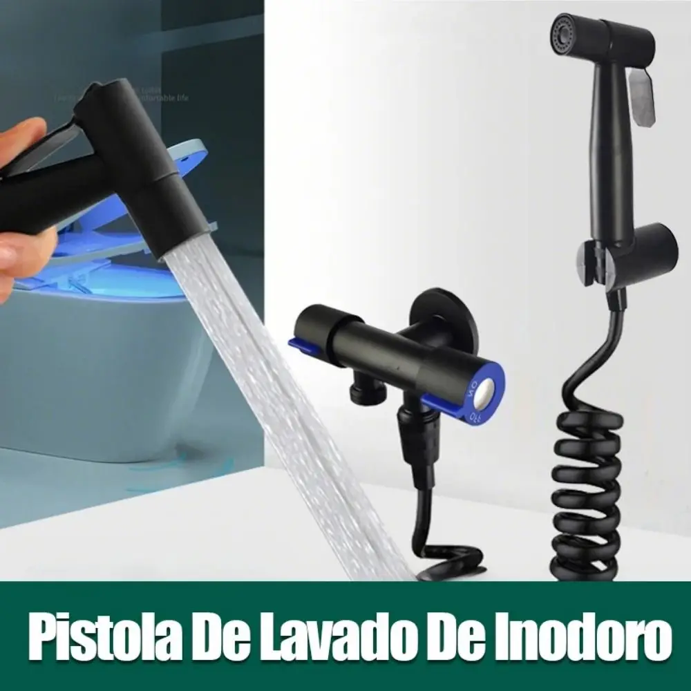 

Ручной распылитель для биде высокого давления, гибкий шланг, регулируемый очиститель детских подгузников, без держателя палочки, без протечек