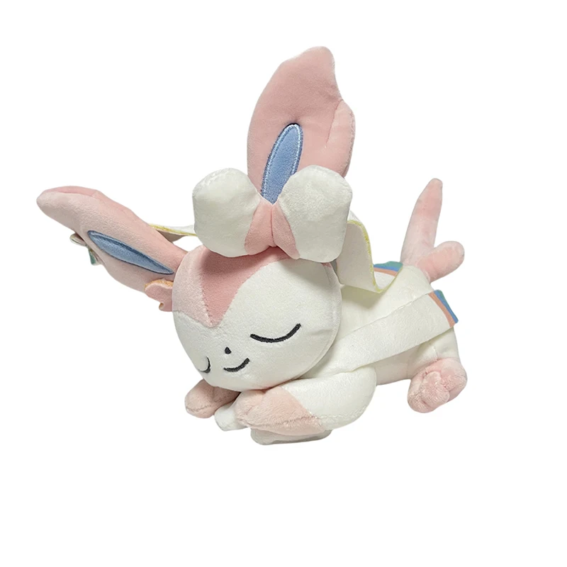 

New Pokemon Eeveelution Sleep Sylveon Plush Toy Leafeon Glaceon stuffed toys doll doll Xmas presents for children