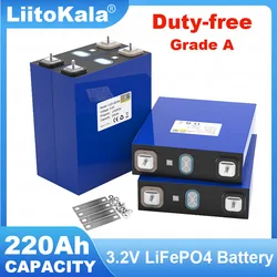 Grade A 3.2V 220Ah LiFePO4 Battery Lithium iron phosphate batteries For 12v 24v 36v Campers Golf Cart Off-Road Solar TAX FREE