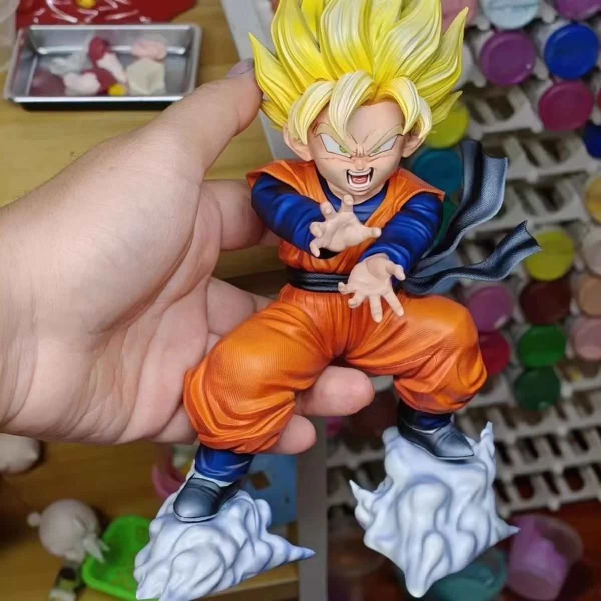 

Аниме Dragon Ball Z Son Goten Рисунок Super Saiyan Trunks Фигурки Статуя из ПВХ Коллекция Модель Игрушки Подарки