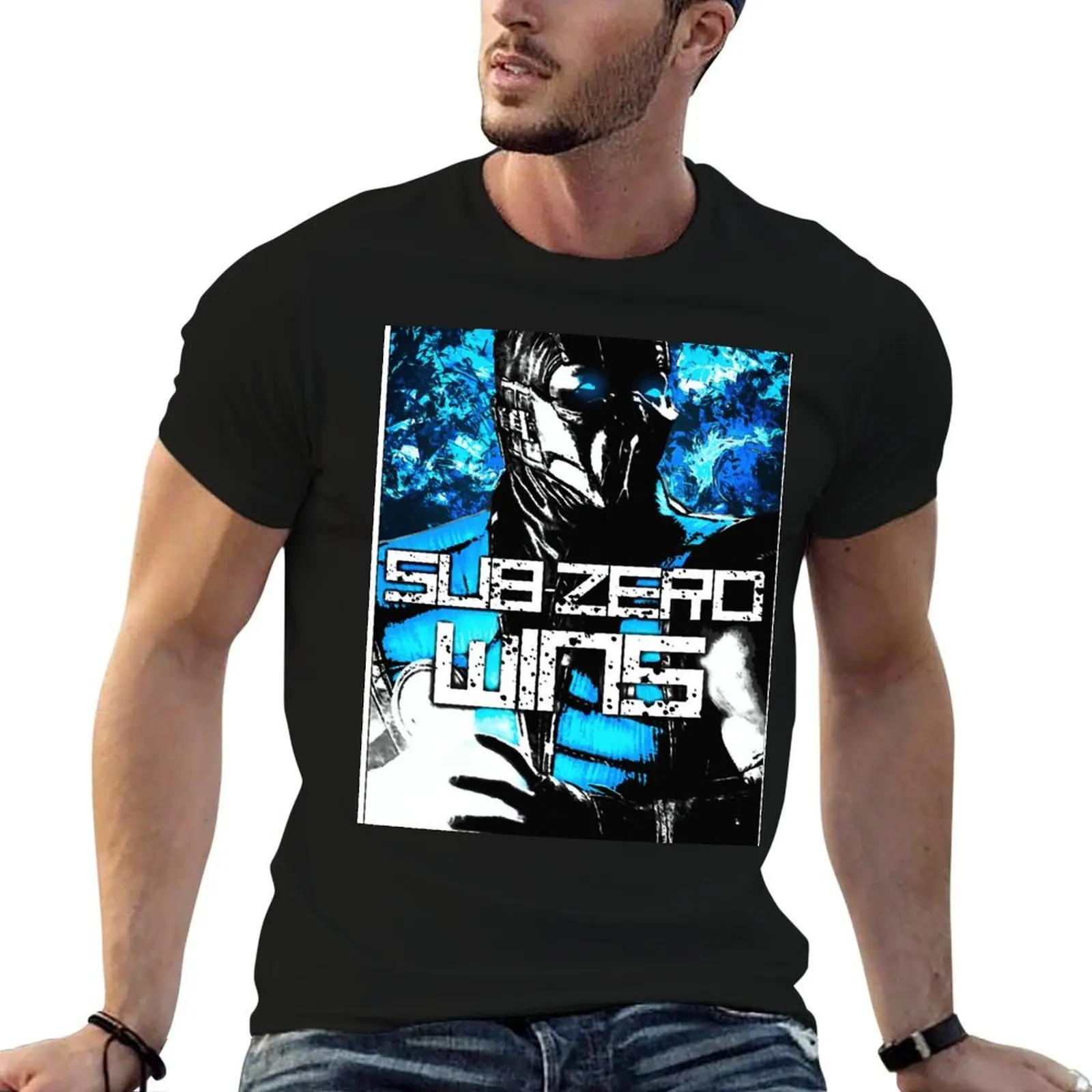 Sub Zero Wins T-Shirt luxury designer sports fans mens clothing