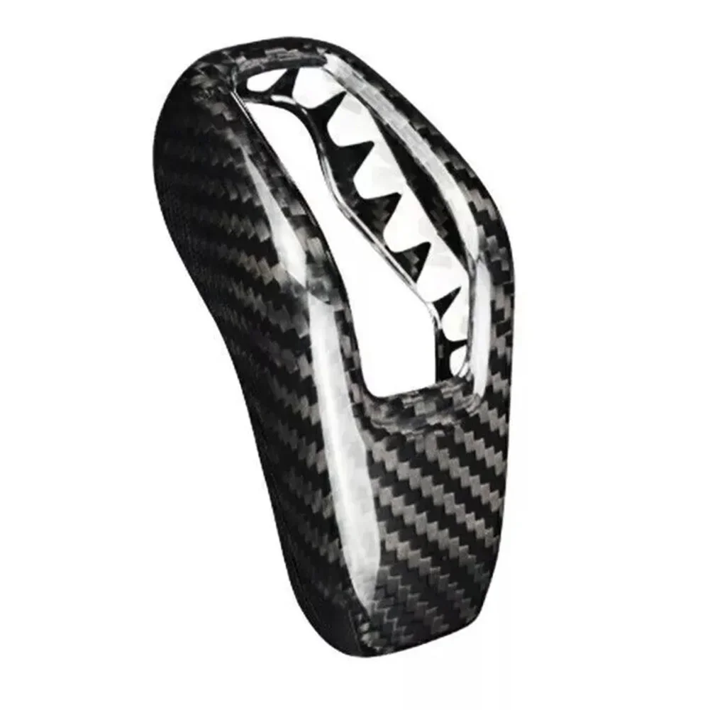 

Car Interior Modification Carbon Fiber Gear Shift Knob 2018-2021 Fitment Brand New Condition Custom Gear Shift Cover