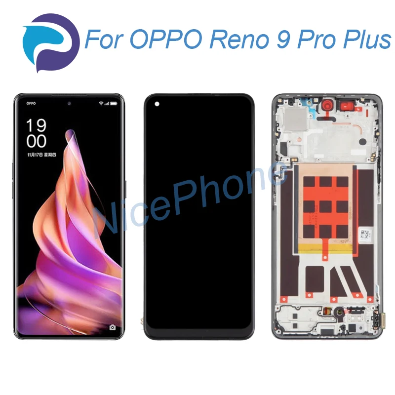 

for OPPO Reno 9 Pro Plus LCD Screen + Touch Digitizer Display 2412*1080 PGW110,Reno 9 Pro + LCD Screen Display