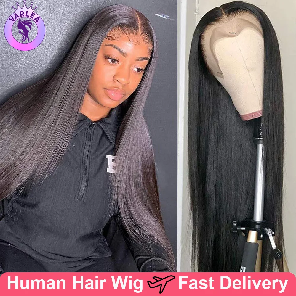 13x6 Straight Lace Front Wigs Human Hair 30 40 inch 13x4 HD Lace Frontal Wigs Pre Plucked Brazilian Glueless Wigs for Women