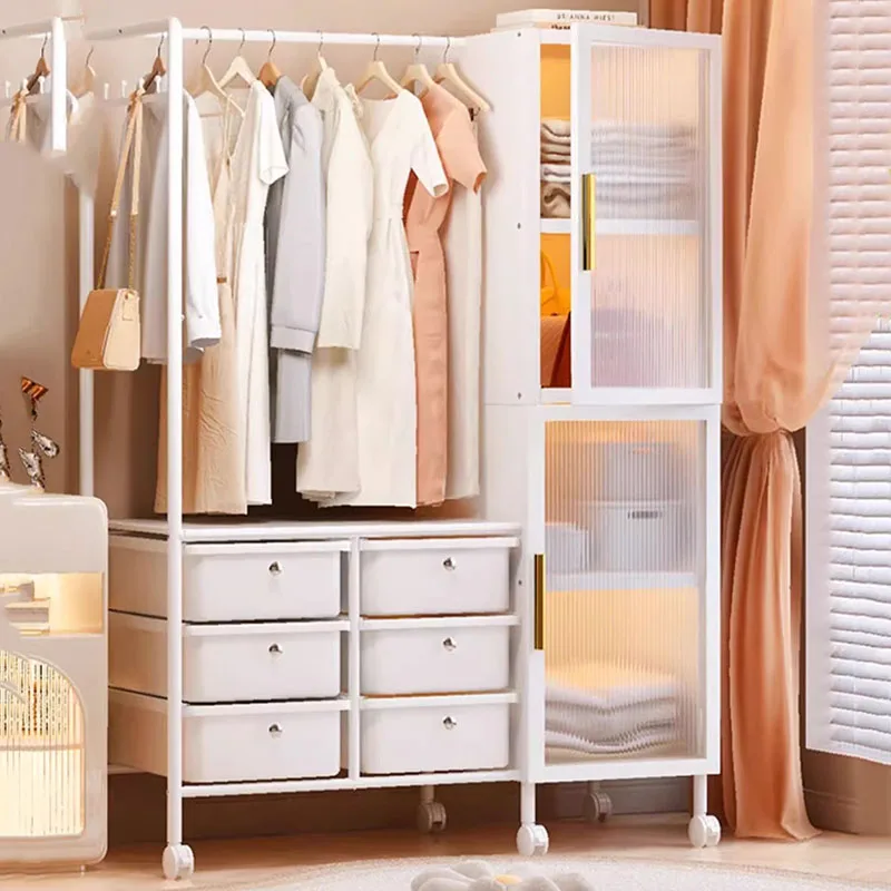 King Size Kids Baby Wardrobe Boy Women White Organizer Bedroom Wardrobe Baby Kids Display Armario Plegable Para Ropa Furniture