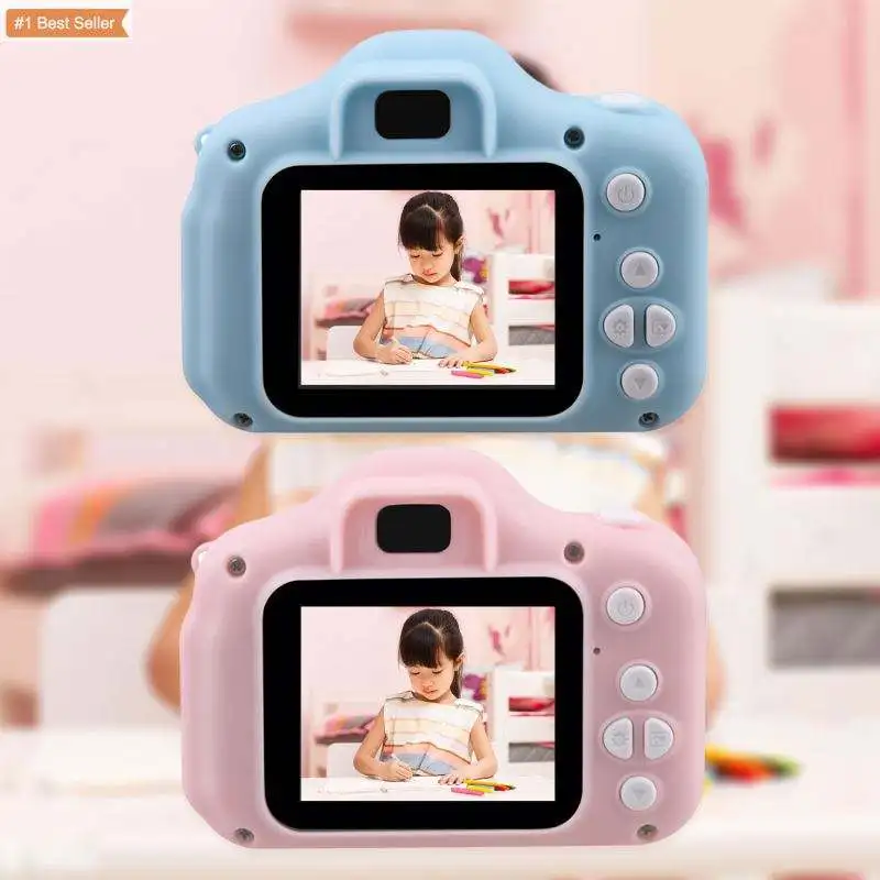 Cat Mini Camera Kids Camera Toys For Boys/Girls Kids Digital Camera For Toddler Camcorder with 32GB SD Card