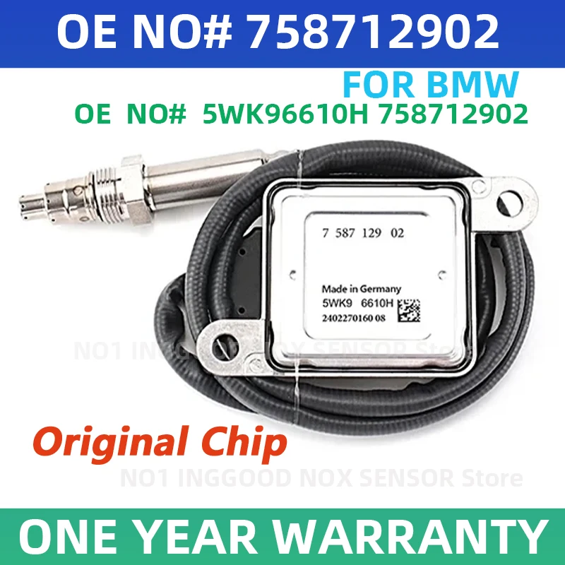

5WK96610H 758712902 Original New Nitrogen Oxygen NOx Sensor 12V Fits for BMW 3 5 6 Series E93 335i