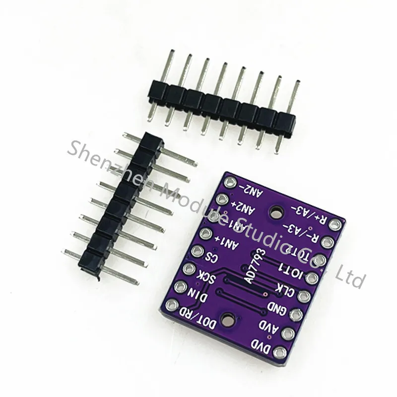 1PCS CJMCU-7793 AD7793BRU 24-bit ADC Low Noise Amplifier Module 24 Bit AD7793 3-Channel 2.7-5.25V