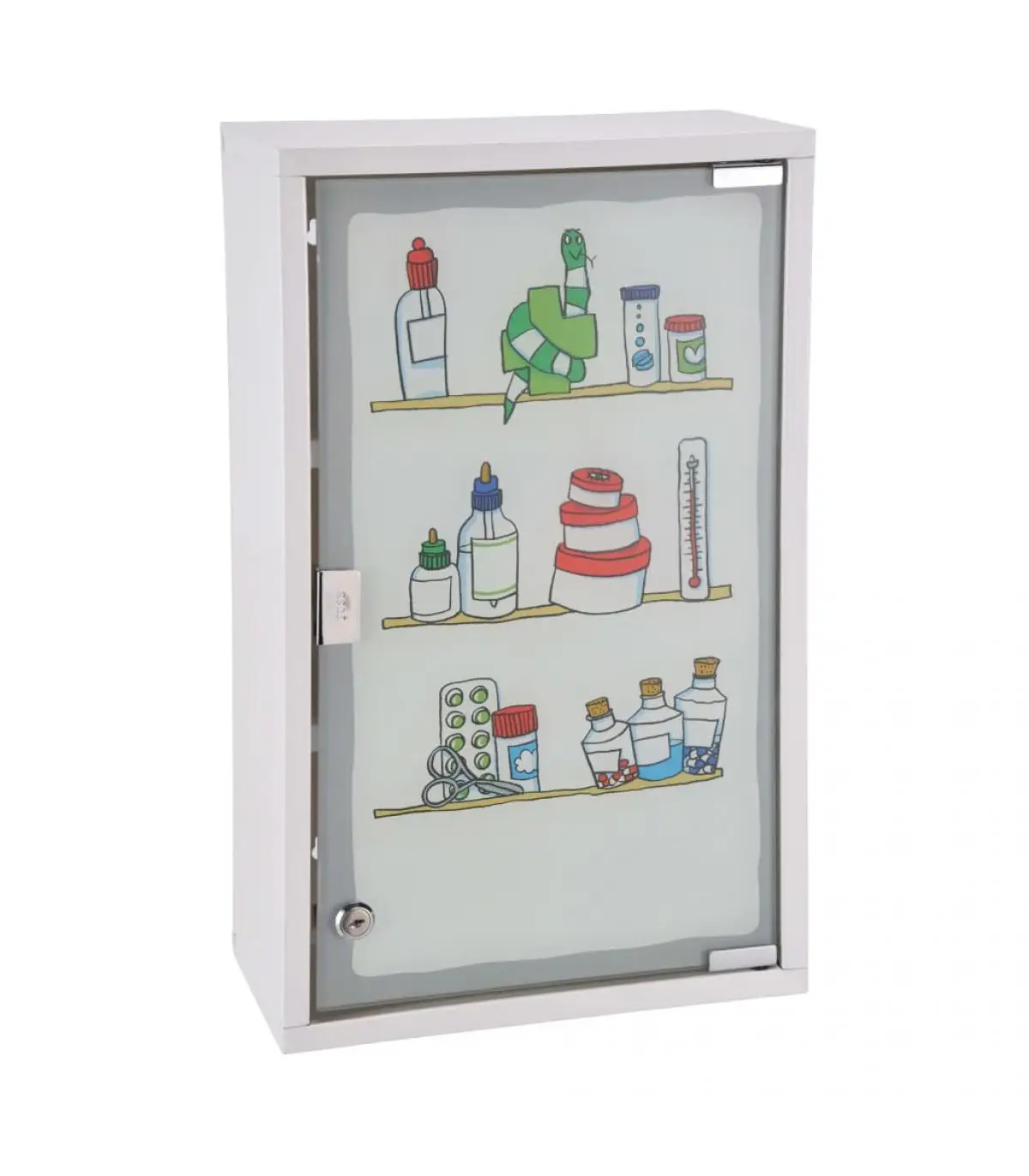 HI medicine cabinet 30x15x50 cm stainless steel