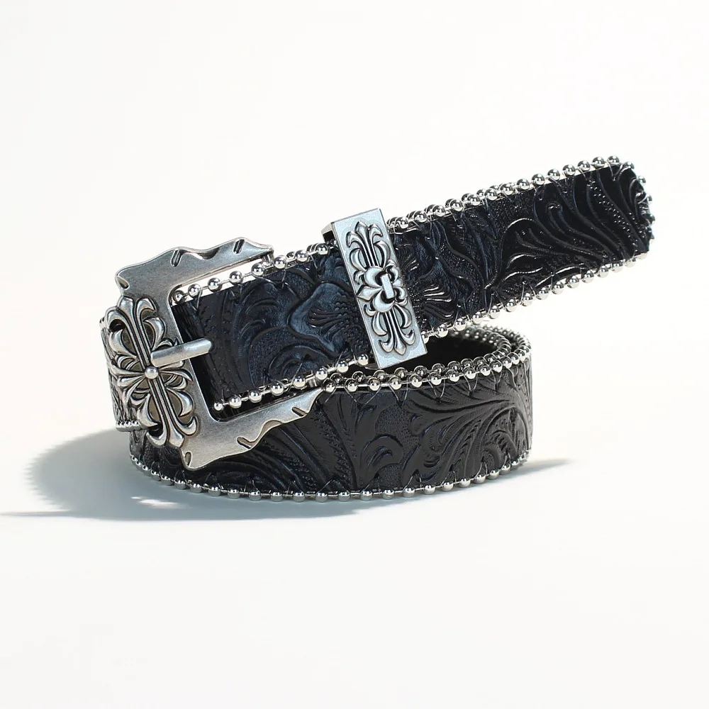 

New Retro Men's Belt Bohemian Style Belt Fashion Personalized Belts For Men Women Punk Rock Y2K Belt，Pair with pants and jeans