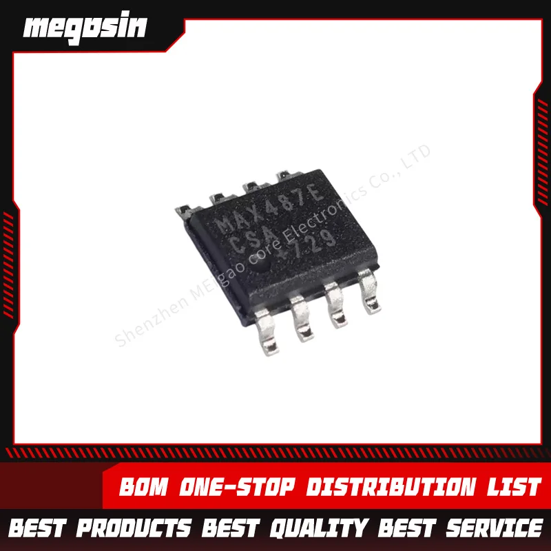 5PCS/LOT MAX487ECSA MAX487E SOP8 Transceiver communication interface chip