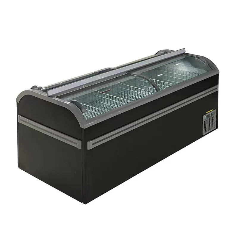 

Supermarket, large capacity, chilled and fresh combination, commercial, refrigerator display cabinet