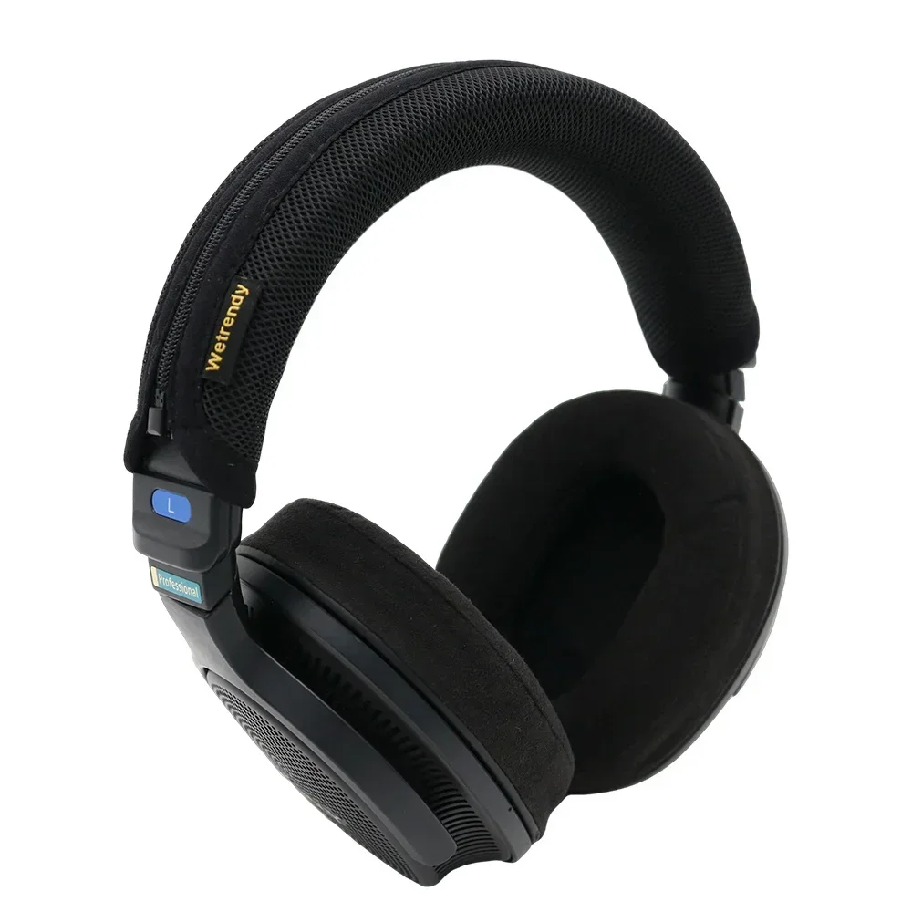 Advanced feeling Headphone Head Beam Cover for SONY MDR-MV1 Earphone Zipper knitted fabric headband protective cover.