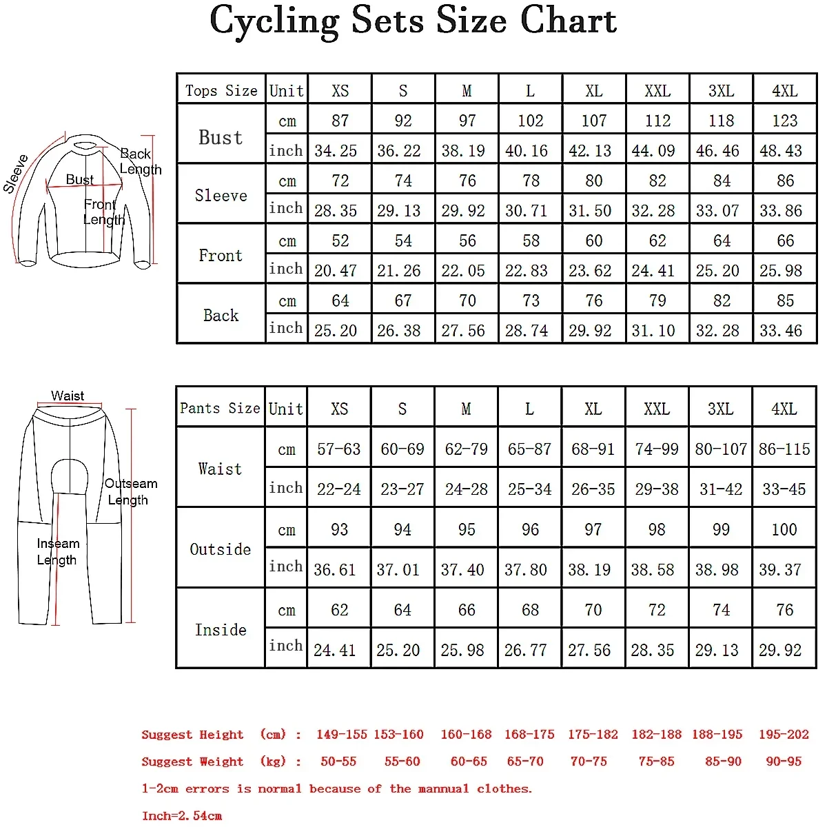 2023 Men Autumn Cycling Jersey Long Sleeves Bibs Shorts Suit Bicycle Clothing Set MTB PNS Uniform Shirt