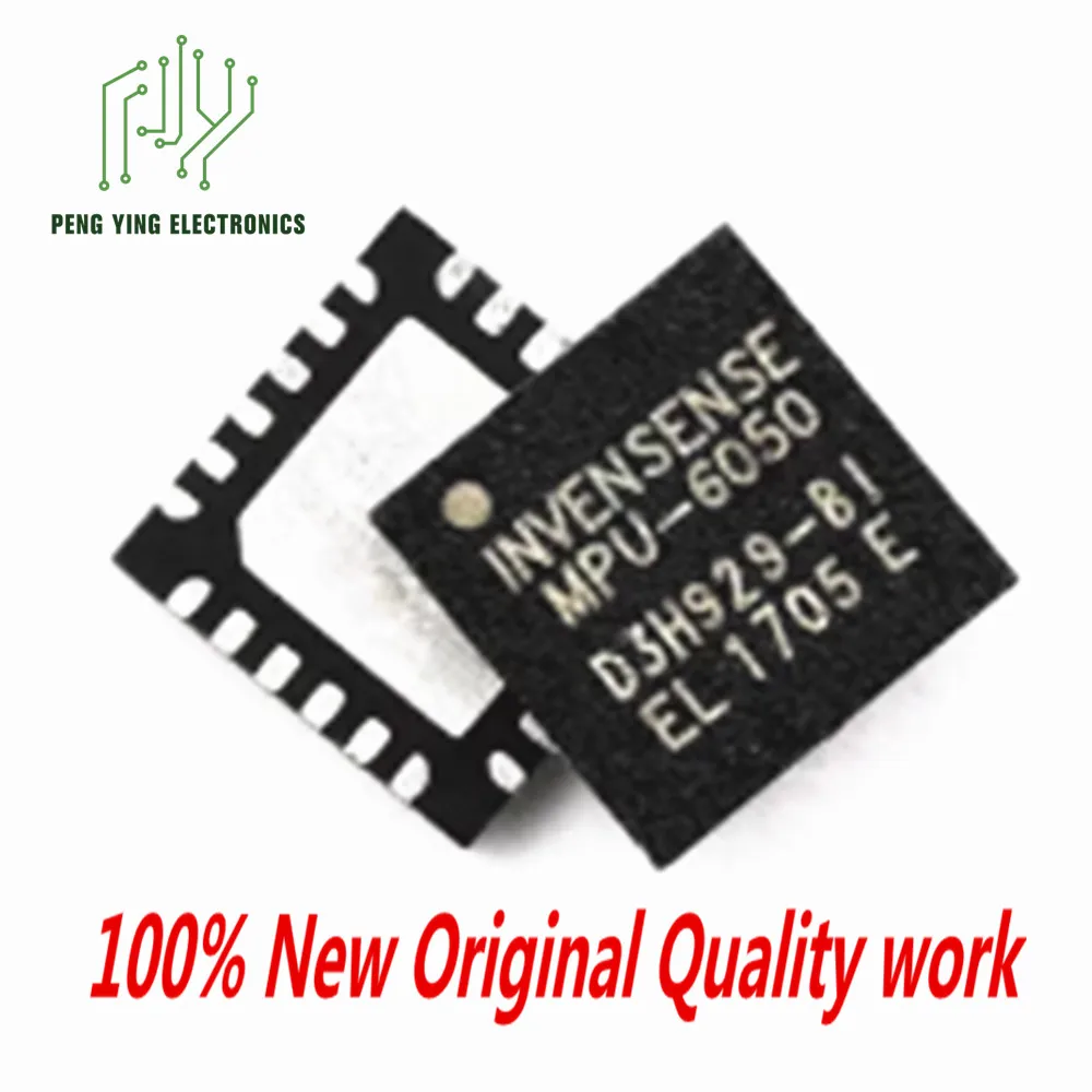 

10Pcs 100%New MPU6050 MPU-6050 chip gyroscope/accelerometer 6-axis programmable I2C QFN-24