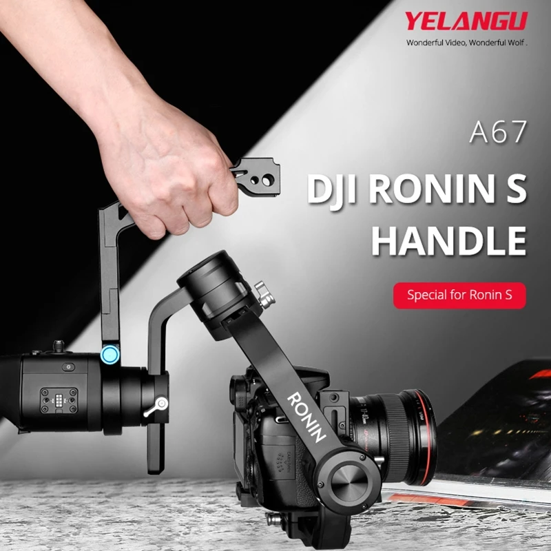 YELANGU Lifting Handle Pot Handheld Stabilizer Extension Mount For DJI Ronin S / DJI Ronin SC