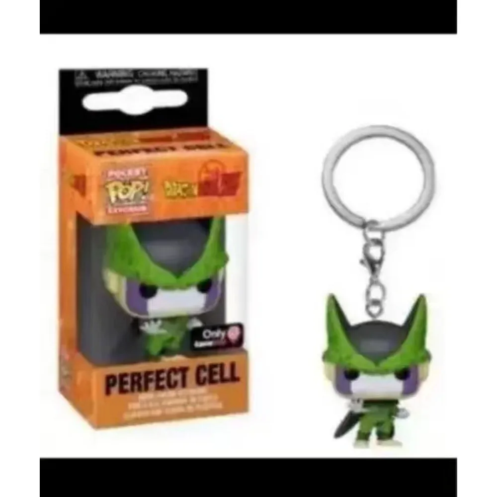 Funko Pop-Porte-clés de poche Dragon Ball, Son Goku, Vegeta, Cell, Figurines populaires classiques, Anime, Modèle périphérique, Pendentif, Cadeau