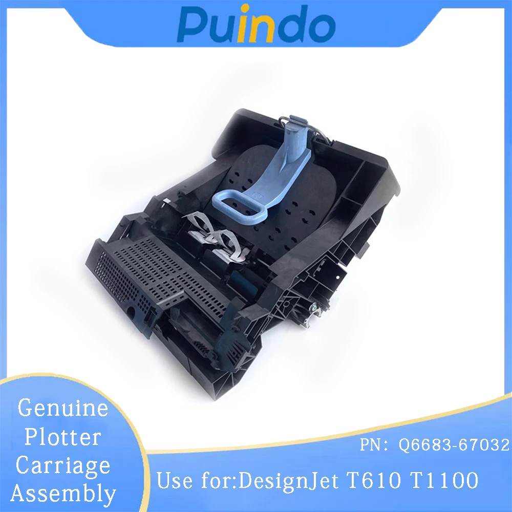 

Q6683-67032 Оригинальная новая каретка плоттера в сборе для HP DesignJet T610 T1100 24-дюймовая/44-дюймовая полоса энкодера