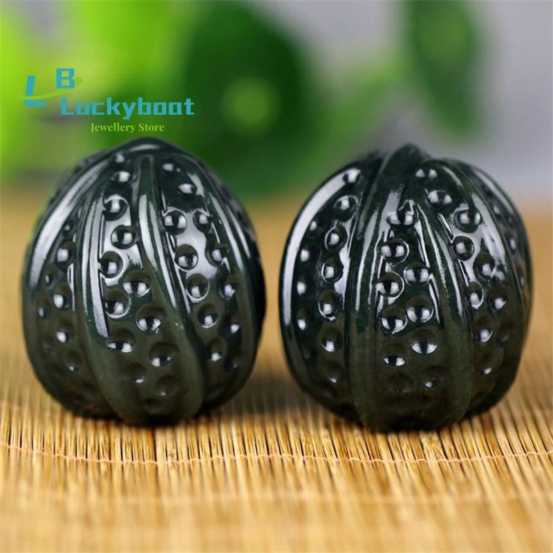 

Xinjiang Hetian нефритовый сапфировый фотоэлемент фитнес-мяч нефритовый подарок 1 пара