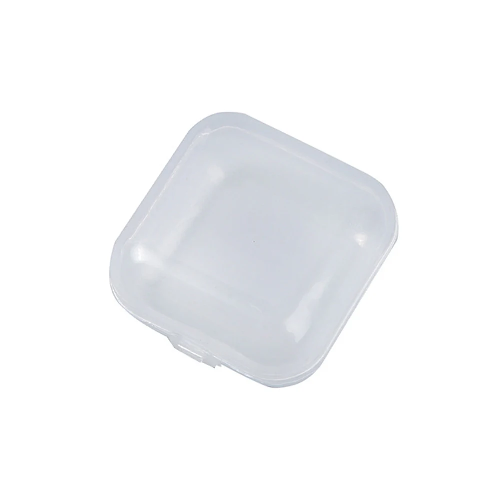 1/10pcs Mini Storage Box Plastic Transparent Jewelry Storage Box Pill Box Sturdy And Wear-resistant Home Practical Storage Tool