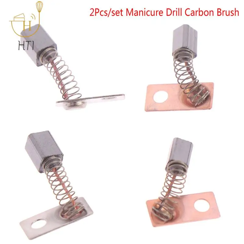 

2pcs Carbon Brush Strong 210 102L 105L 90 204 Handle Carbon Brush All Strong Universal Manicure Drill Accessory Hot Sale