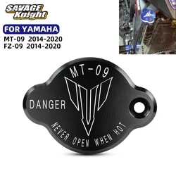 FZ MT 09 Motorcycle Radiator Caps Water Tank Cover For YAMAHA MT09 MT-09 FZ-09 FZ09 Motorcycle Accessories 2014-2020 1PC