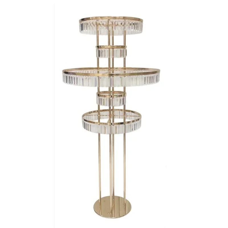 

Hot SalesMetal Crystal Flower Rack Wedding Table Centerpieces Party Road Lead Event Decoration