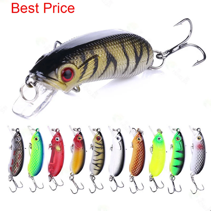 200Pcs Rock Little Fatty 5cm-7g Bionic Freshwater False Bait Fishing Gear Cc-50 Luya Bait