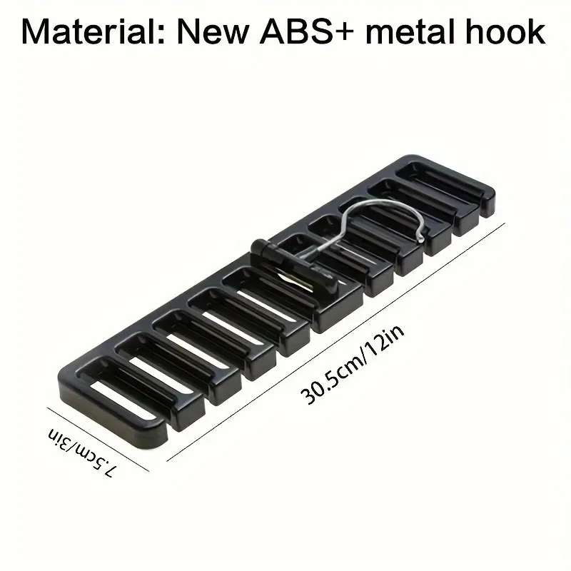 10-in-1 Rack di stoccaggio della cintura Tie Belt Hanger girevole Organizer Rack multifunzionale armadio portaoggetti accessori per la casa