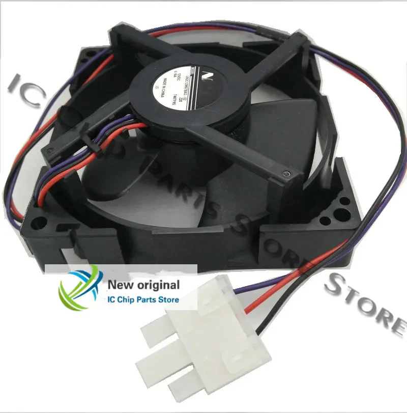 พัดลมทำความเย็นแช่เย็นของแท้ใหม่สำหรับ Nidec คูลเลอร์กันน้ำ U92C12MS1B3-52 9ซม. 0.16A 12V