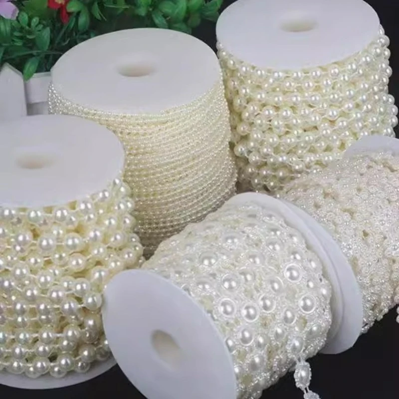 1 Spool Bulk White Spherical Freshwater Beads 4mm & 6mm - Lustrous Glossy Smooth Round Beads Suitable for DIY Crafts