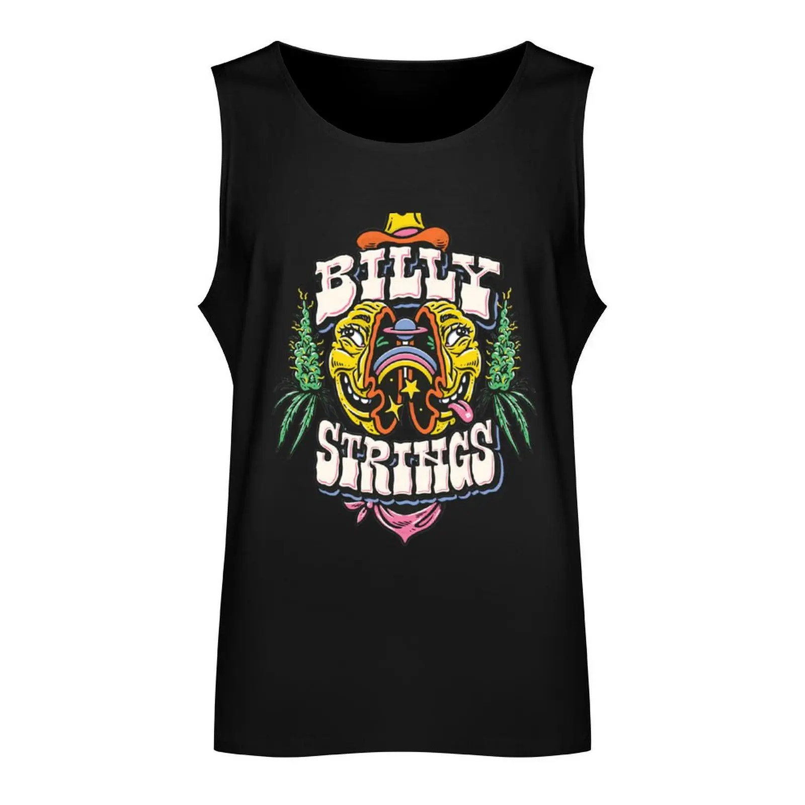 billy strings 2 Tank Top Men's clothing brands anime men clothings sleeveless gym shirts male