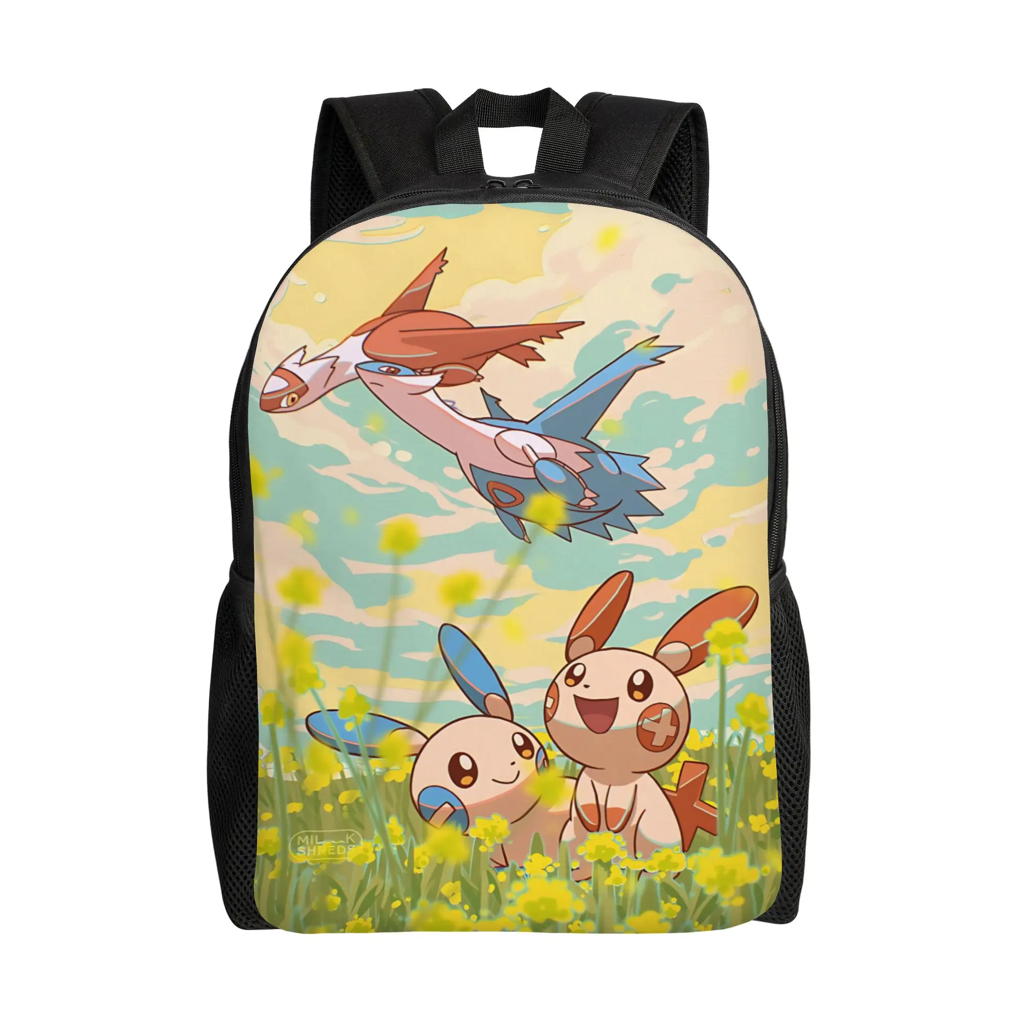 

Its Bags Pokemon Backpacks Daypack Summer Vibes mochila Journey Sturdy Shoulder Rucksack
