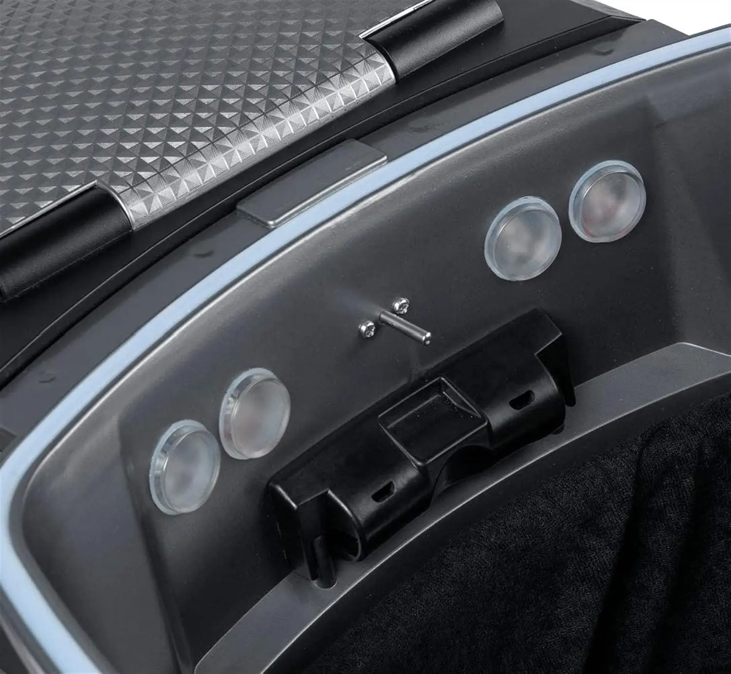 Meilanmo Professional Infrared Hair Steamer Ozone Micro Mist Salon Hair Care Tool Rolling Floor Stand Base Red Standing Type