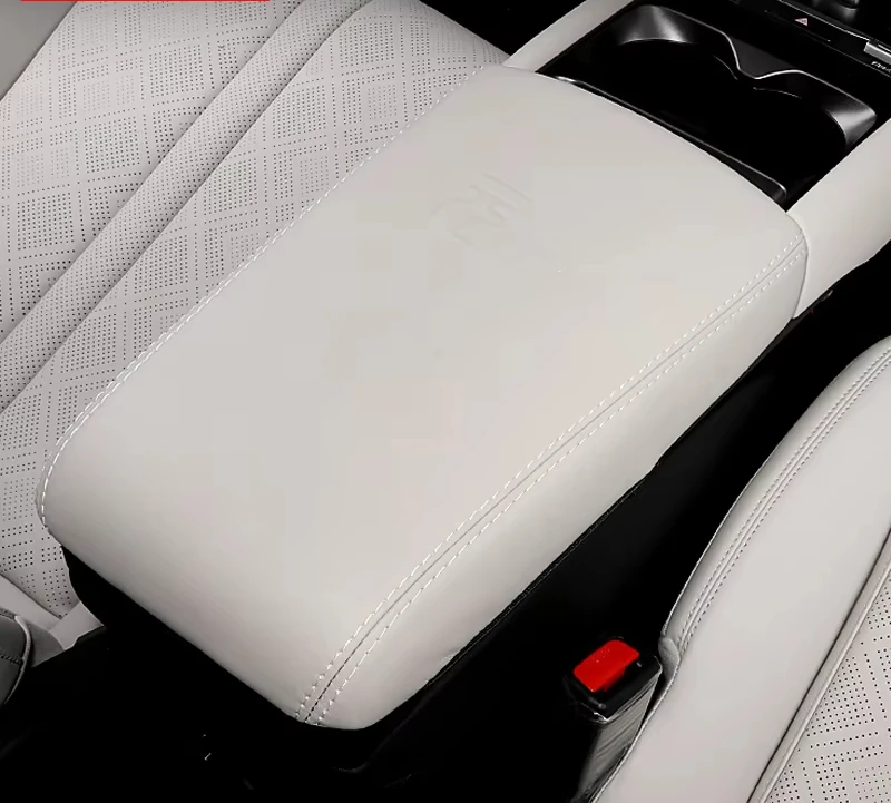 For BYD Yuan Pro Yuan UP EV 2023 2024 Car Styling Armrest Leather Cover Gearshift Cover Armrest Protective Cover Accessories