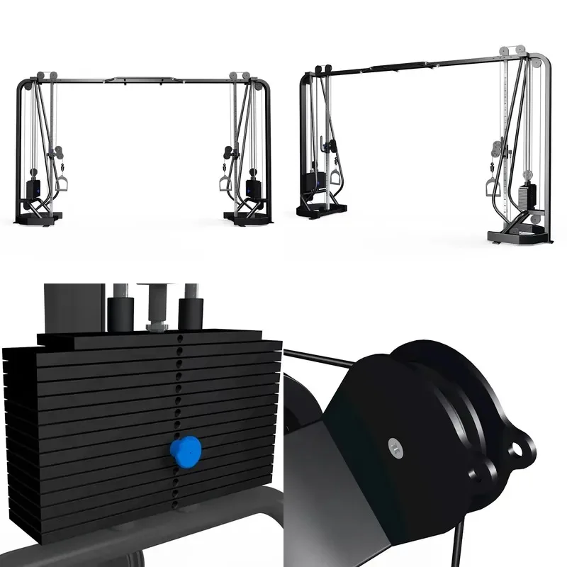 Commercial Gym Fitness Equipment Bodybuilding Cable Crossover Machine Multifunctional Bracket