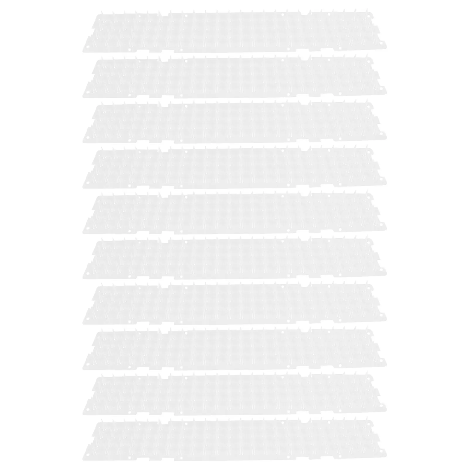 

10Pcs Anti-Cat Thorn Mat Plastic Spike Solution for Couch Cat Deterrent Use Garden Beds Trees Indoor Outdoor Scat Mat