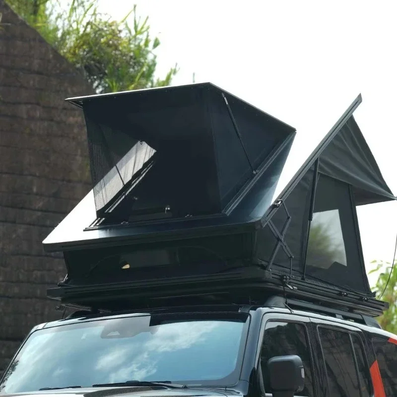 2026 4x4 Camping Portable OEM X Hinge Car Rooftop Tent Hardshell Large Space Roof Top Tent Hard Shell Aluminum RTT Tent Rooftop