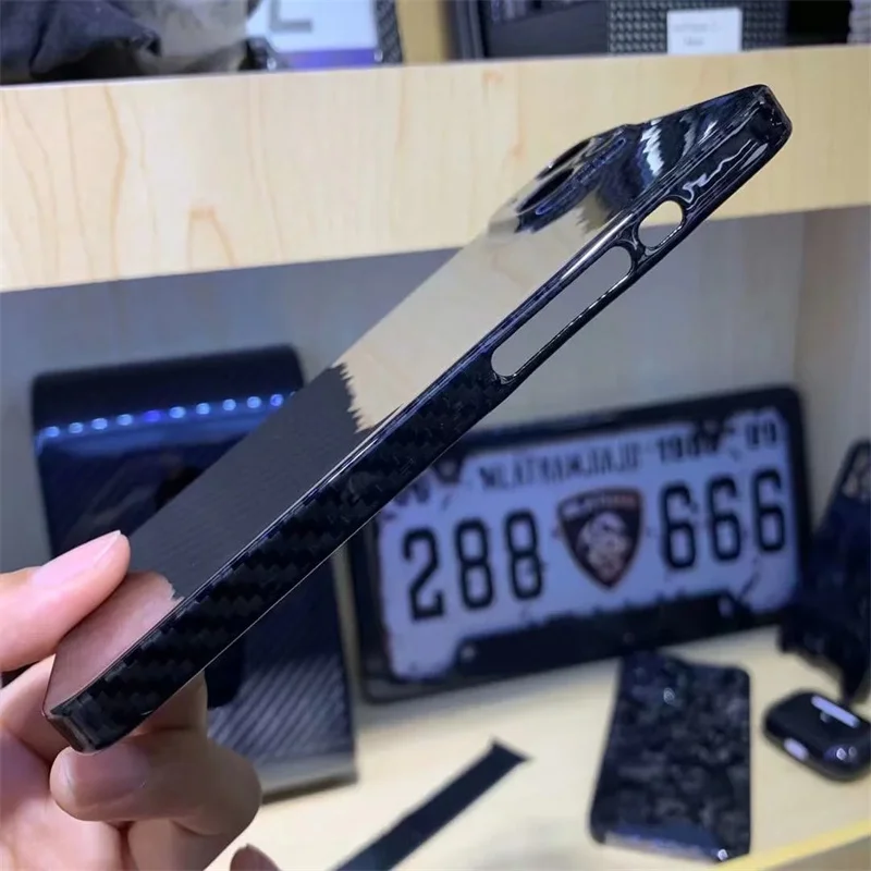 Carbon Fiber Case for IPhone 13/14/15 Pro Max Case Aramid Fiber Cover Materials Ultra-thin for IPhone15 Phone Cover Case