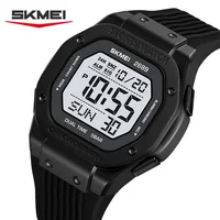 Reloj Electrónico Deportivo SKMEI 2689, Nuevo, Casual, para Hombre, Resistente al Agua, con Calendario, Multifuncional, Cuenta Regresiva, Luz Nocturna, para Actividades al Aire Libre