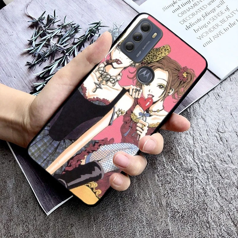 Nana Osaki Anime Phone Case For Motorola Edge 50 40 Pro 50 40 30 Ultra Neo Fusion Moto G Play G Stylus G Power G 5G